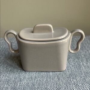 Franciscan Tiempo Sugar Bowl‎ Lid Vintage California Pottery MCM USA Minimalist